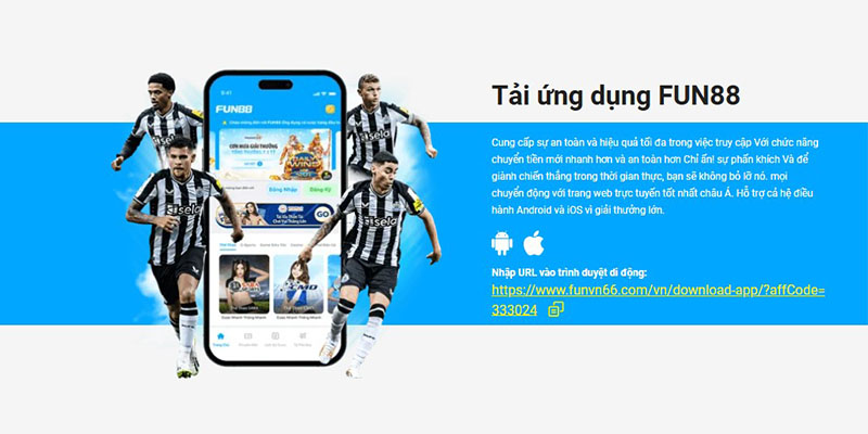 Tải app FUN88 về điện thoại iOS